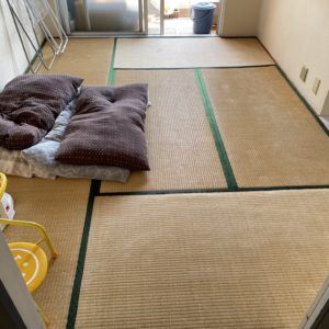 和室を無垢フローリングに変えます。 DIY その１